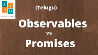 Promises vs Observables [upl. by Kravits]