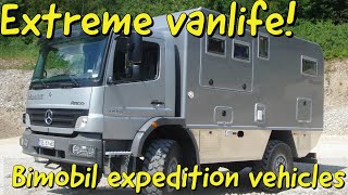 Extreme van life Bimobil 4x4 expedition vehicles [upl. by Bick]