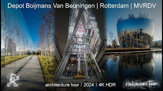 Interior tour Depot Boijmans Van Beuningen  Rotterdam  MVRDV  architecture tour  4K HDR [upl. by Airrehs]