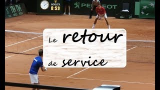 Le retour de service au tennis [upl. by Woodson]