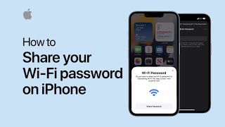 How to share your WiFi password  Apple Support [upl. by Etsirk]