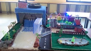 Working model of Dam  Hydroelectric Dam Science Project [upl. by Semmes]