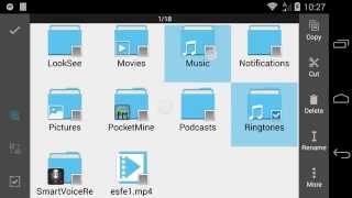 How to create a zip archive in Android with ES File Explorer [upl. by Silloc]