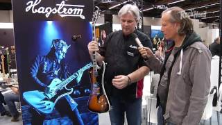 Hagstroms Fantomen Ghost signature guitar at Musikmesse Frankfurt 2017 [upl. by Paapanen]