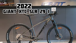 2022 GIANT XTC SLR 29 1 MEDIUM SIZE AND ACTUAL WEIGHT [upl. by Atsiuqal]