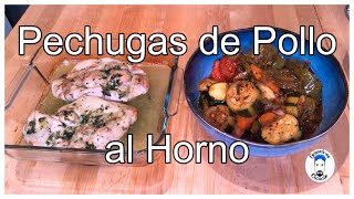 Receta de Pechugas de Pollo al Horno [upl. by Eihctir]