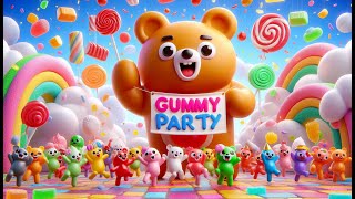 🎶Gummy Bear Dance Party  The Funniest amp Sweetest Kids Song Ever 🍬  Dance with the Gummy Bears🎉 [upl. by Risan]