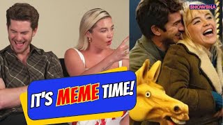 Florence Pugh amp Andrew Garfield Are HILARIOUS Together Heres All The Proof You Need  N18G [upl. by Hatty]