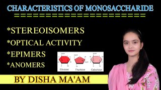 CHARACTERISTICS OF CARBOHYDRATES [upl. by Annovahs]