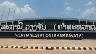 Train Station in Vientiane Laos [upl. by Berwick]