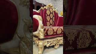 Sofa set design Luxury wooden furniture shorts furniture woodenfurniture [upl. by Vernor625]