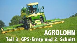 Lohnunternehmen Agrolohn GPS Ernte und zweiter Schnitt [upl. by Tatia938]