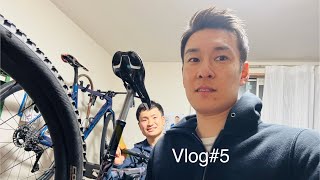 Vlog5 3月21日横山選手のMTB組立て [upl. by Nirtiak]