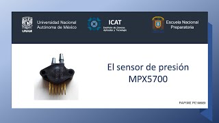 Sensor de presión MPX5700 [upl. by Hasseman]