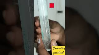 Chemistry practical youtubeshorts shortvideo education [upl. by Vic]