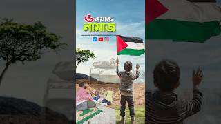 ফিলিস্তিনে ৬ ওয়াক্ত নামাজ😭bayazid0007 trending ytshorts hasbunallohstv islamic [upl. by Boelter]