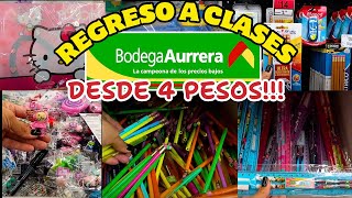 🔥UTILES ESCOLARES a Precio Bajo📚 BODEGA AURRERA🔥Coleccion Star Wars aurrera [upl. by Bywaters]