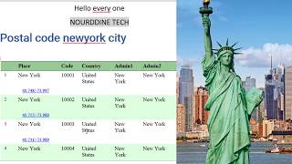 new york postal code zip usa united states [upl. by Alita639]