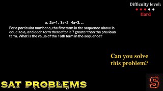 SAT Math Practice – Difficult Problems Explained StepbyStep 3 [upl. by Sommer]