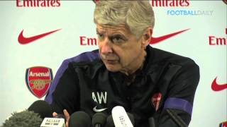 Arsene Wenger reacts to Robin van Persie leaving Arsenal [upl. by Heidie150]