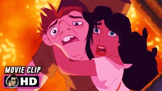 THE HUNCHBACK OF NOTRE DAME Clip  Frollos Death 1996 Disney [upl. by Ardet]