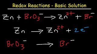 How To Balance Redox Equations In Basic Solution [upl. by Kristi]