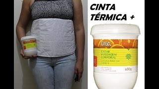 Cinta Termica e Creme para Reduzir medidas em casa  Beleza 10 [upl. by Pollock]