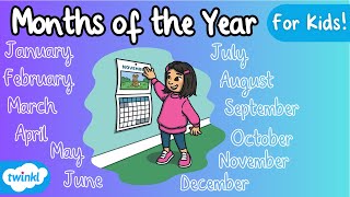 Months of the Year Vocabulary  Months in English [upl. by Irma]