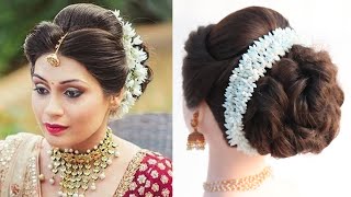 simple amp quick bridal hairstyle with gajra [upl. by Viviyan311]