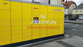 DHL PACKSTATION 2021  PÄCKCHEN ABHOLEN [upl. by Arihppas381]