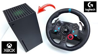 How to use the Logitech G29  Logitech G923 on a Xbox Series XS and Xbox One [upl. by Eldwon401]