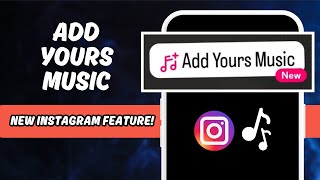 Add Yours Music Instagram Story Sticker I NEW UPDATE 2024 [upl. by Derriey]