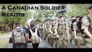 A Canadian Soldier Reacts to British Army basic training [upl. by Dalohcin]