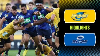 Super Rugby Pacific 2023  Hurricanes v Blues Rd 3 Highlights [upl. by Hotchkiss]