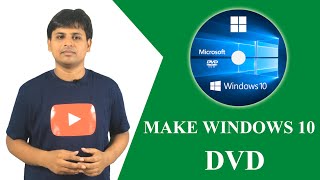 Make Window 10 Bootable DVD Easily How To [upl. by Elorak91]