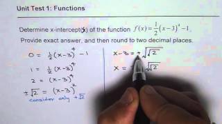 Calculate X Intercepts for Quartic Function [upl. by Earleen]