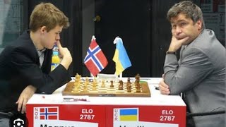 Magnus Carlsens Best Games Magnus sacriface knight Magnus Carlsen vs Vassily Ivanchuk [upl. by Holtorf]