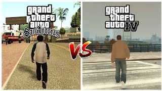 GTA San Andreas vs GTA 4 ☆SBS COMPARISON☆ [upl. by Morten]