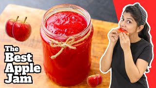 Apple Jam Recipe  1 Kg Homemade Apple Jam  1 किलो सेब का जैम  TheTerraceKitchen [upl. by Aivartal]