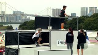 HEIJNEN Koen  BATSAIKHAN Shinejargal NEDMGL  2022 Parkour Worlds Tokyo JPN Qualification Pa [upl. by Lolanthe31]