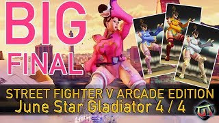 SFV  Chun Li  June Star Gladiator Crossover Outfit 4  4  Colors 310 [upl. by Doley724]