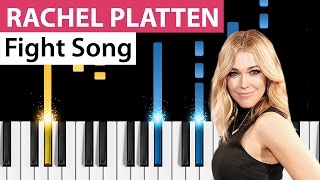 Rachel Platten  Fight Song  Piano Tutorial  How to play Fight Song on piano [upl. by Kary]