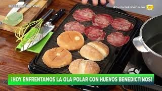 Receta Huevos Benedictinos de Claudio Guarnaccia Parte 1 en Hoy Nos Toca a las Diez [upl. by Aldis]