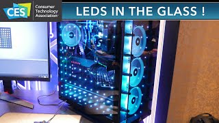 CES 2020 Corsair CONCEPT ORION  LEDs in the GLASS Panel [upl. by Calv519]