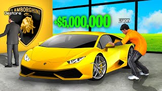 RUBO TUTTE LE LAMBORGHINI DAL CONCESSIONARIO SU GTA5 [upl. by Adnerad285]