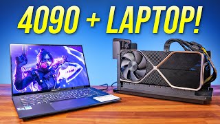 RTX 4090 Gaming Laptop 🤯 eGPU Comparison with Desktop [upl. by Eilasor]