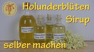 HolunderblütenSirup selber machen [upl. by Christianna978]