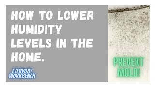 Reduce humidity in the home Prevent mold and make your home more comfortable [upl. by Sihun]