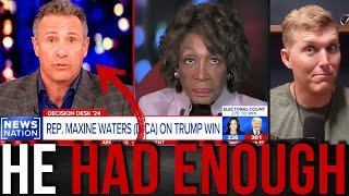 Chris Cuomo SHUTS DOWN Race Hustler Maxine Waters Over Kamala Loss [upl. by Ebberta]