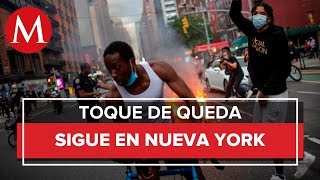 Nueva York prolonga toque de queda tras protestas por caso George Floyd [upl. by Ahsek]